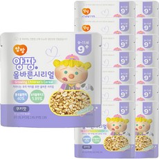 앙팡 올바른 시리얼 9~11세, 쿠키맛, 15개, 30g