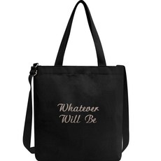 okstar Whatever Will Be 刺繡環保袋 斜背款