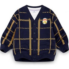 JELISPOON 童款Wannabe格紋印花開襟外套