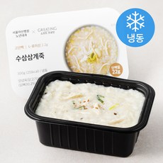 그리팅 소프트프로틴 수삼삼계죽 (냉동), 300g, 1팩