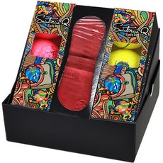 Saintnine Q 軟 3 件套高爾夫球 6 顆 + 推桿護套禮品套組, 1套, 隨機發貨（高爾夫球），紅色（推桿罩門將）