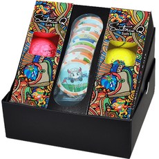 Saintnine Q Soft 3 件套高爾夫球 6p + 7 種高爾夫球遊戲籌碼禮品套組, 1套, 隨機發貨（高爾夫球）