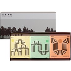 精選綜合茶包禮盒 3件組, 初採嫩茶 1g 21入+初霜茶 1g 21入+大韓紅茶 1.5g 21入, 1盒