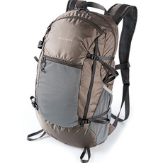 DTree 可折疊輕量登山背包 28L, 卡其色