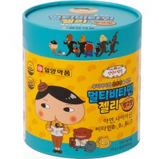 Ilyang 一洋藥品 屁屁偵探綜合維他命果凍條 芒果口味, 60顆, 1盒