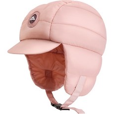 冬季徒步旅行登山羽絨帽, 粉色的