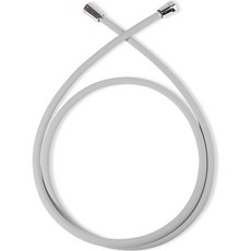 아쿠아듀오 물때 꼬임방지 샤워호스 + 스패너, 1.5m, 그레이