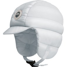 오가니코 겨울 트레킹 하이킹 등산 패딩 모자, 라이트그레이, 1