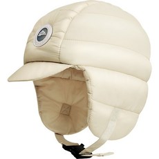 오가니코 겨울 트레킹 하이킹 등산 패딩 모자, 아이보리, 1