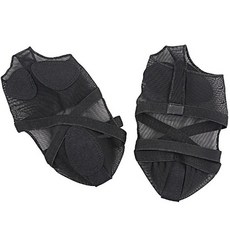 나음다름 소프트 밸리댄스 발바닥 보호대 양발 세트 블랙, 1세트