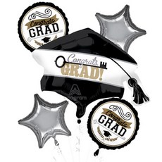 Achievement is Key 鋁箔氣球組, 1套, 混合色