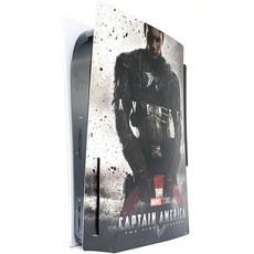 TMH 플레이스테이션 5 마블 스킨, 1개, A 캡틴아메리카