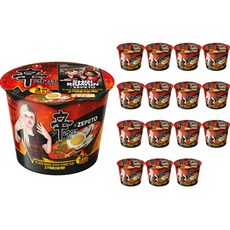 NONGSHIM 農心 碗裝Zepeto聯名3倍辣辛拉麵 117g, 16入