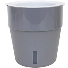 ZY 자동 물주기 화분 M, 1개, 그레이