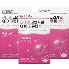 INTERO 輔酶Q10&鋅硒萃取膠囊 30g, 60顆, 3盒