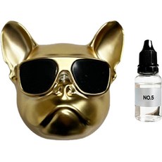 MFUTURE 鬥牛犬車用芳香劑組 霧面金, 1套, No5