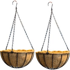 ZY 코코넛 공중화분 2p, 혼합색상, 2개