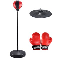 Soonjam 拳擊練習沙包拳擊球手套組 選項04, 混合色