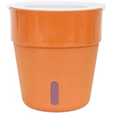 ZY 자동 물주기 화분 L, 오렌지, 1개