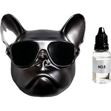 MFUTURE 鬥牛犬車用芳香劑組 霧面太空灰, No5, 1套