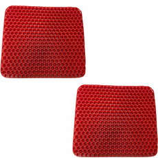 Pisto蜂巢凝膠坐墊 2入, 紅色的