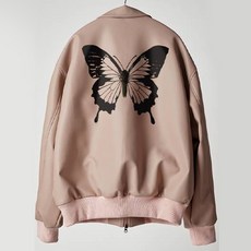 세븐룩북 남성용 BUTTERFLY 오버핏 레자 투웨이 자켓 BBP002