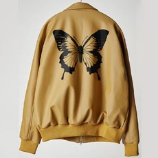 세븐룩북 남성용 BUTTERFLY 오버핏 레자 투웨이 자켓 BBP002