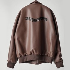 세븐룩북 남성용 CHAIN 오버핏 레자 투웨이 자켓 BBP004