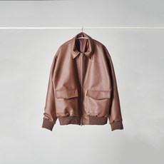 애플리 남성용 FOOTBALL 프린팅 투웨이 오버핏 레자 자켓 APP005