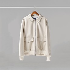 애플리 남성용 초승달 프린팅 투웨이 오버핏 레자 자켓 APP004