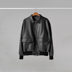 애플리 남성용 LIP 프린팅 투웨이 오버핏 레자 자켓 APP001