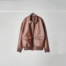 애플리 남성용 LIP 프린팅 투웨이 오버핏 레자 자켓 APP001