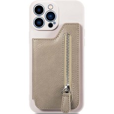 블루마켓 실리콘 패치 레더 카드 지갑 소프트 휴대폰 케이스