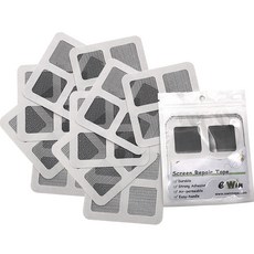 Fluni防蚊網洞修補膠帶正方形貼紙型, 40個