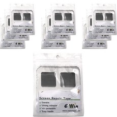 플루니 방충망 구멍 보수테이프 정사각 스티커형, 200개