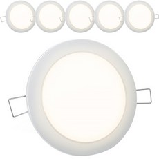 SigmaLED 10W LED崁燈 高級型, 暖白光(象牙色), 6個