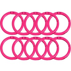 開放式彩色O型環 32mm, 深粉色, 10個