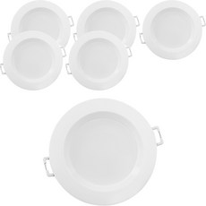 SIGMA LED 薄型 高級款 LED崁燈 7.4~8cm 7W, 6個, 晝光色