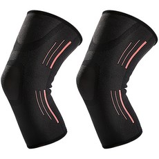 VEGA 스포츠 무릎보호대 니랩 슬리브 SRAB022 2p, 1개, 오렌지