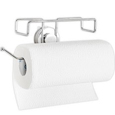 Saenghwalgongsik 多用途不鏽鋼廚房紙巾架, 1個, 銀色