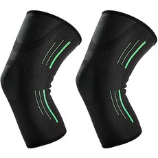 VEGA 스포츠 무릎보호대 니랩 슬리브 SRAB022 2p, 1개, 그린