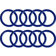 開放式彩色O型環 32mm, 藍色, 10個