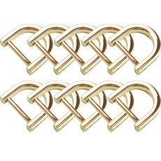 D環 20mm, 10個, 金色