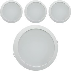 Sigma LED 薄型 高級型 LED 崁燈 20~21cm 30W, 4個, 晝光色