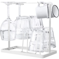 Saenghwalgongsik 高級 8 層杯架, 白色的, 1個