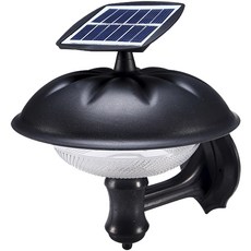 WONHA 太陽能庭院燈 20 LED 牆組合, 日光色（黑色）