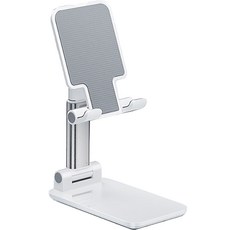 그리뉴얼 파스텔톤 접이식 핸드폰 거치대, 1개, 화이트
