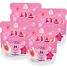 HOME&KiDS 乳酸菌優格點心塊, 草莓&起司口味, 20g, 4包