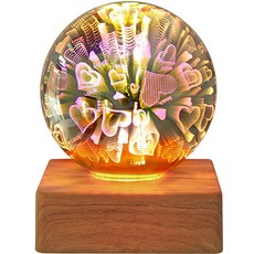 Qourdi 煙火造型氣氛燈, 愛心