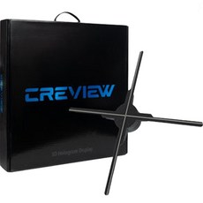 Future World Creview 3D全息投影室內外高級LED招牌 C500, 黑色, 1個